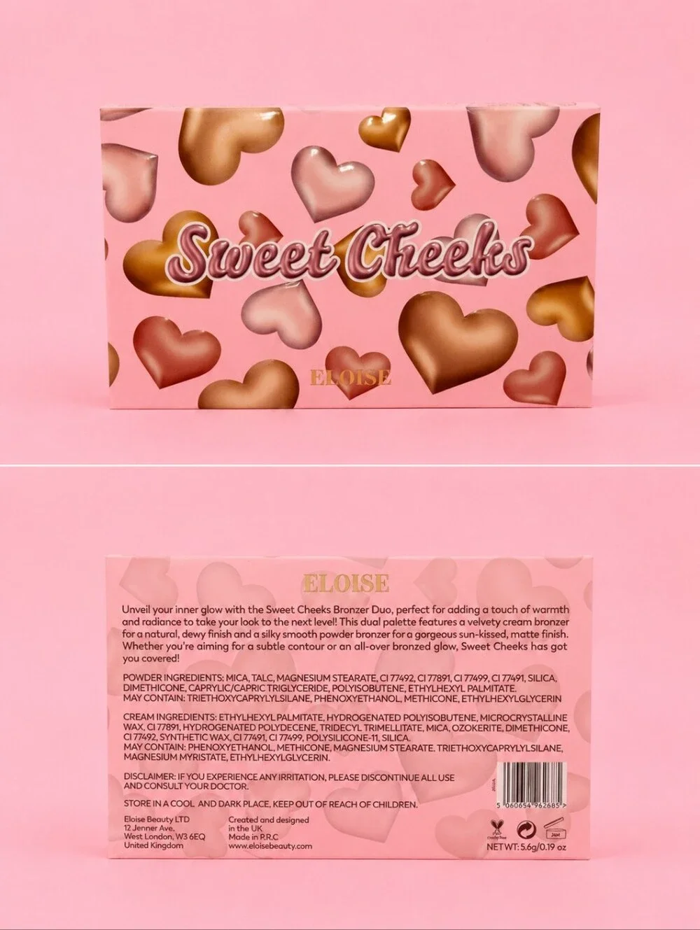 Eloise Beauty Sweet Cheeks Bronzing Palette - 